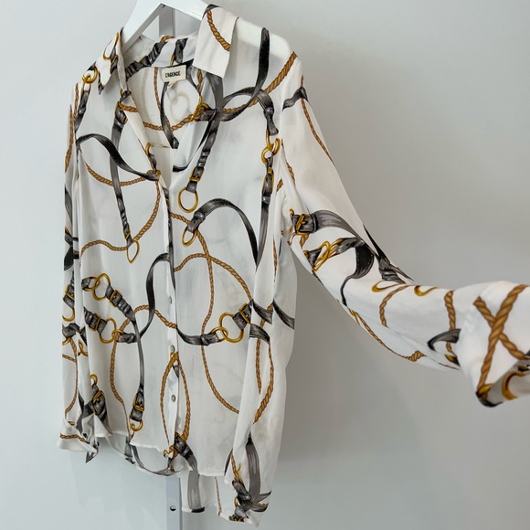 L’AGENCE CHAIN TOP SIZE MEDIUM NWOTS! - Picture 7 of 17